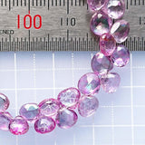 ミスティックトパーズ<br>ピンクカラー<br>5mmマロン-Tinker*beads.jp