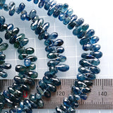 サファイア*インディゴ<br>小粒ティアドロップ-Tinker*beads.jp