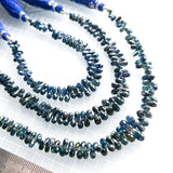 サファイア*ネイビー<br>小粒ティアドロップ-Tinker*beads.jp