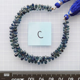 サファイア*インディゴ 小粒ティアドロップ-Tinker*beads.jp