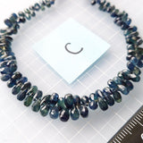サファイア*インディゴ 小粒ティアドロップ-Tinker*beads.jp