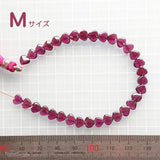 ロードライトガーネット<br>5mmプチハート-Tinker*beads.jp