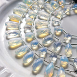 Tinker*quartz<br>オパライトカラー<br>ペアシェイプカット-Tinker*beads.jp