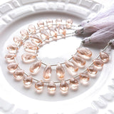 Tinker*quartz<br>パパラチアカラー<br>ペアシェイプカット-Tinker*beads.jp