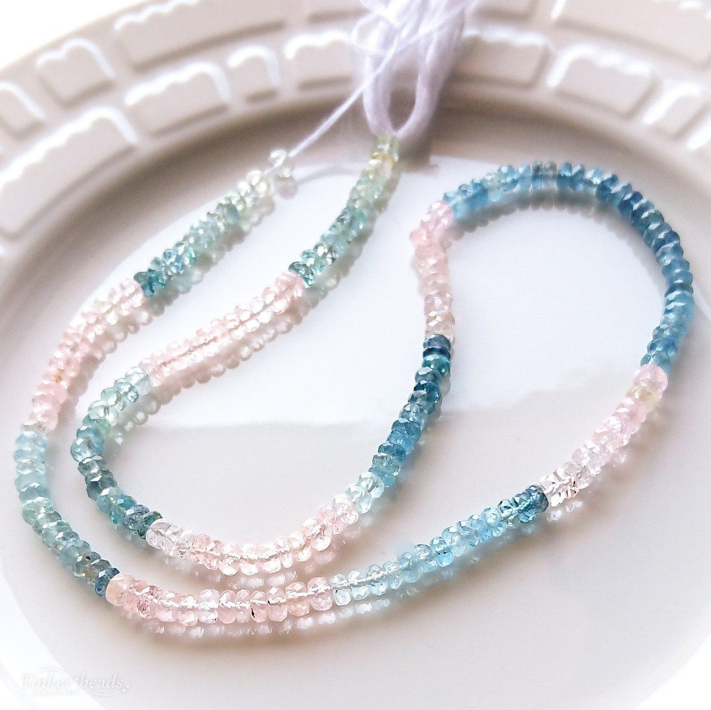 アクアマリン& モルガナイト 3mmボタンカット – Tinker*beads.jp