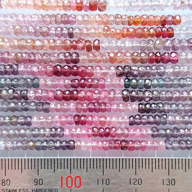 マルチカラースピネル3mmボタンカット – Tinker*beads.jp