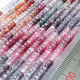 マルチカラースピネル<br>3mmボタンカット-Tinker*beads.jp