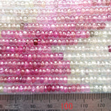 マルチカラーサファイア<br>4mmボタンカット-Tinker*beads.jp