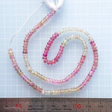 マルチカラーサファイア<br>4mmボタンカット-Tinker*beads.jp