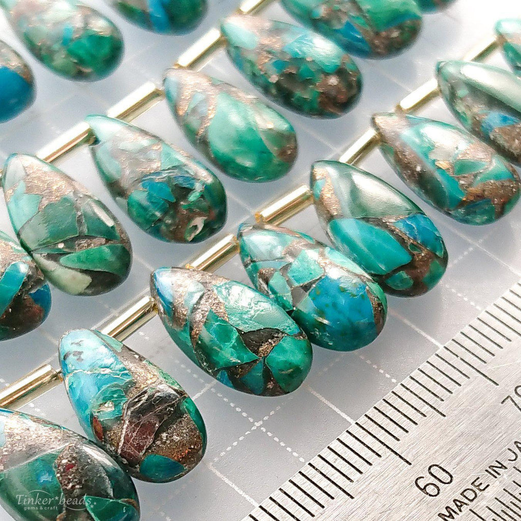 コッパークリソコラ 15×7ペアシェイプ – Tinker*beads.jp