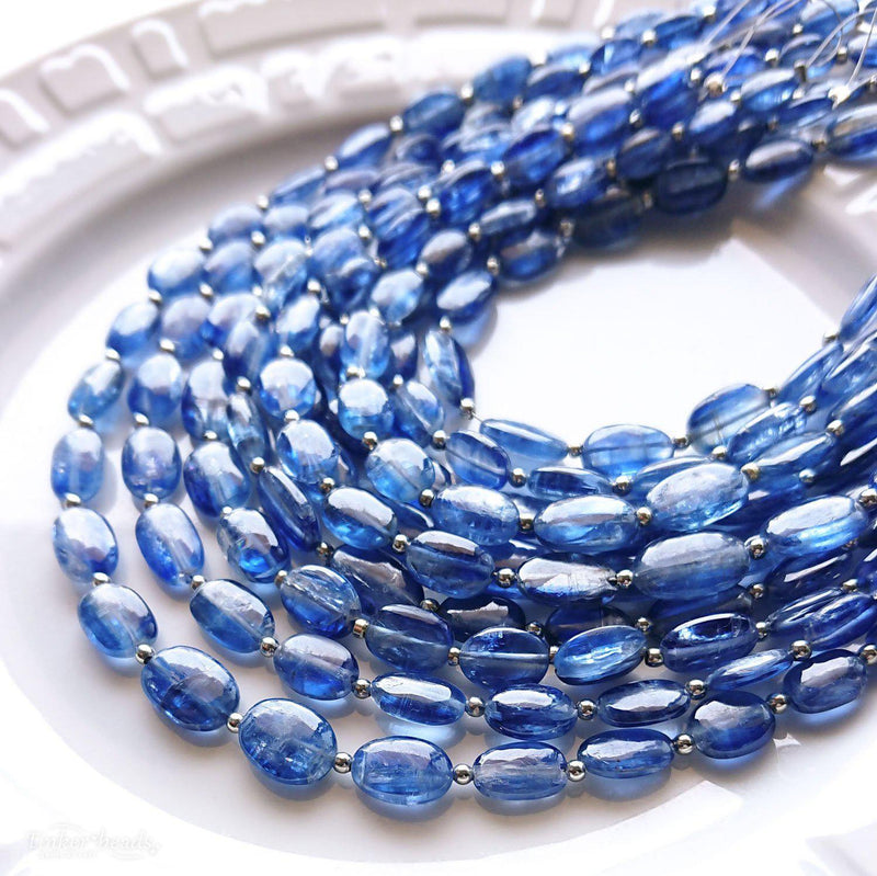 ブルーカイヤナイトスムースオーバル – Tinker*beads.jp