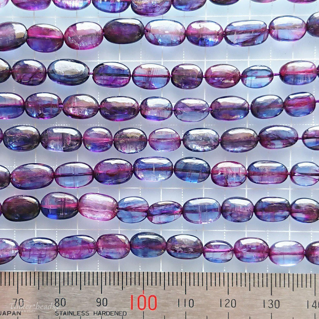 パープルカイヤナイト スムースオーバル – Tinker*beads.jp