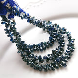 サファイア＊ネイビー<br>小粒ティアドロップ-Tinker*beads.jp