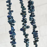 サファイア＊ネイビー<br>小粒ティアドロップ-Tinker*beads.jp