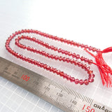 レッドガーネット</br>4mmボタンカット-Tinker*beads.jp