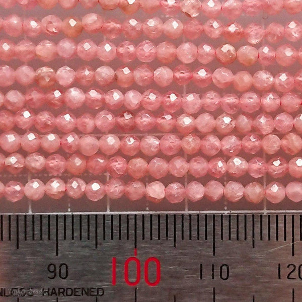 インカローズ</br>3mmラウンドカット-Tinker*beads.jp