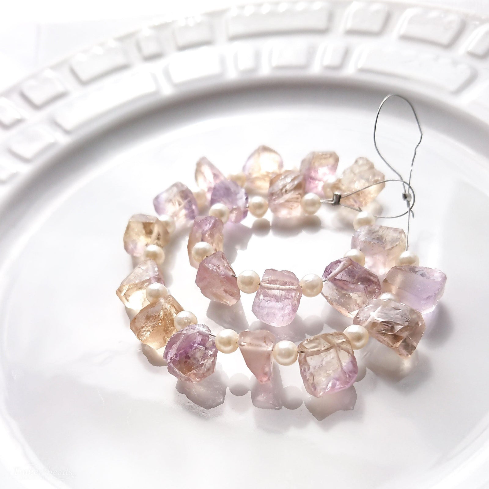アメトリン 10mmラフドロップ – Tinker*beads.jp
