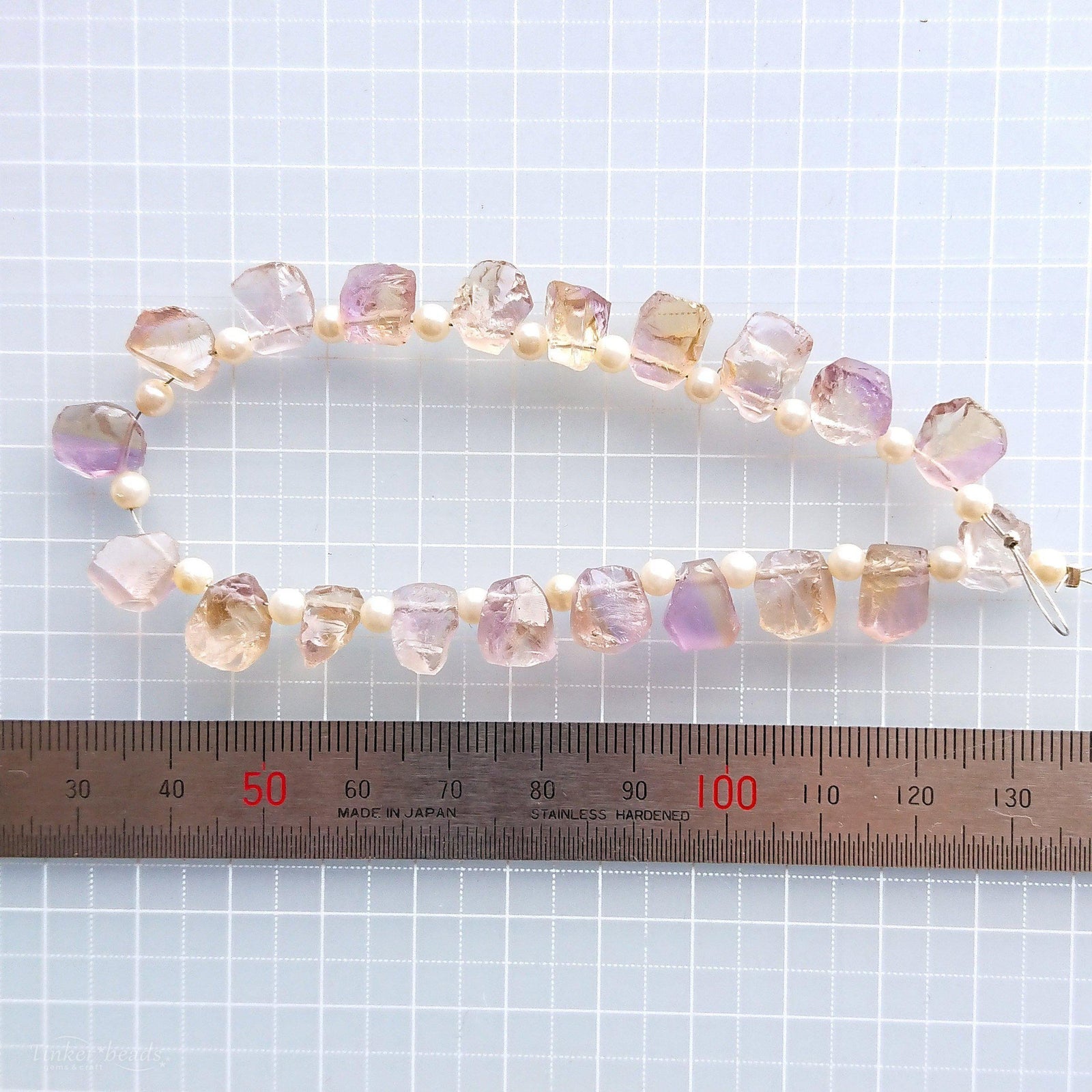 アメトリン 10mmラフドロップ – Tinker*beads.jp