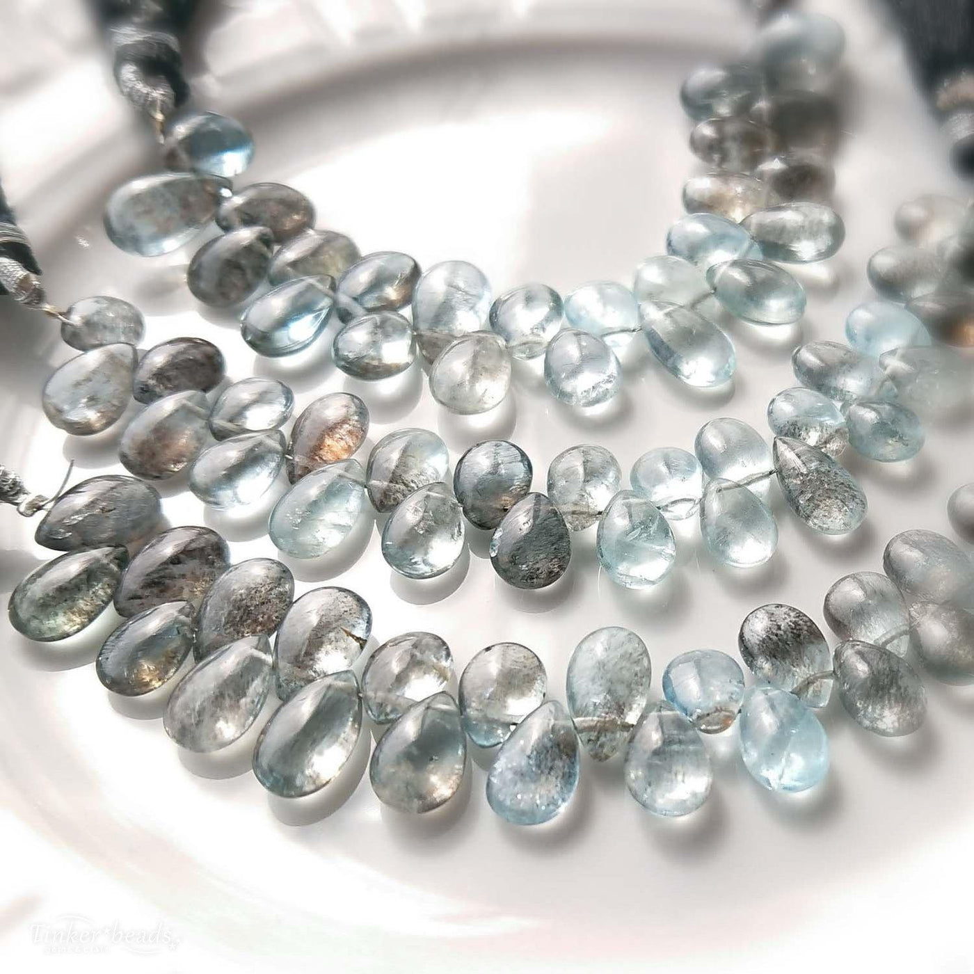 モスアクアマリン スムースペアシェイプ – Tinker*beads.jp