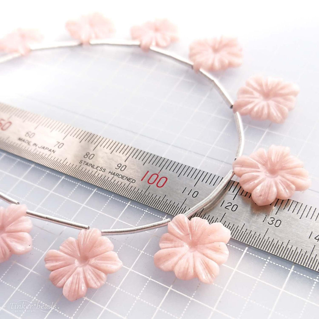 1点もの】 ピンクオパール 四角フラワーカービング – Tinker*beads.jp