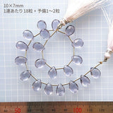 Tinker*quartz<br>アイオライトカラー<br>ペアシェイプカット-Tinker*beads.jp