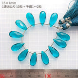 Tinker*quartz<br>アパタイトカラー<br>ペアシェイプカット-Tinker*beads.jp