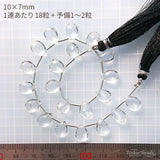 Tinker*quartz<br>クリスタルカラー<br>ペアシェイプカット-Tinker*beads.jp