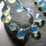 Tinker*quartz<br>オパライトカラー<br>ツイストドロップ-Tinker*beads.jp