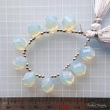 Tinker*quartz<br>オパライトカラー<br>ツイストドロップ-Tinker*beads.jp